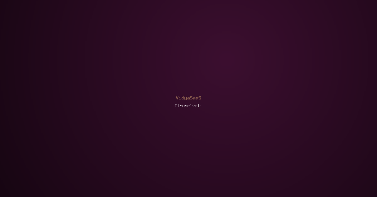 Tirunelveli Temple to Tech: Social Media Marketing for Tamil Nadu Education and Industry Hub