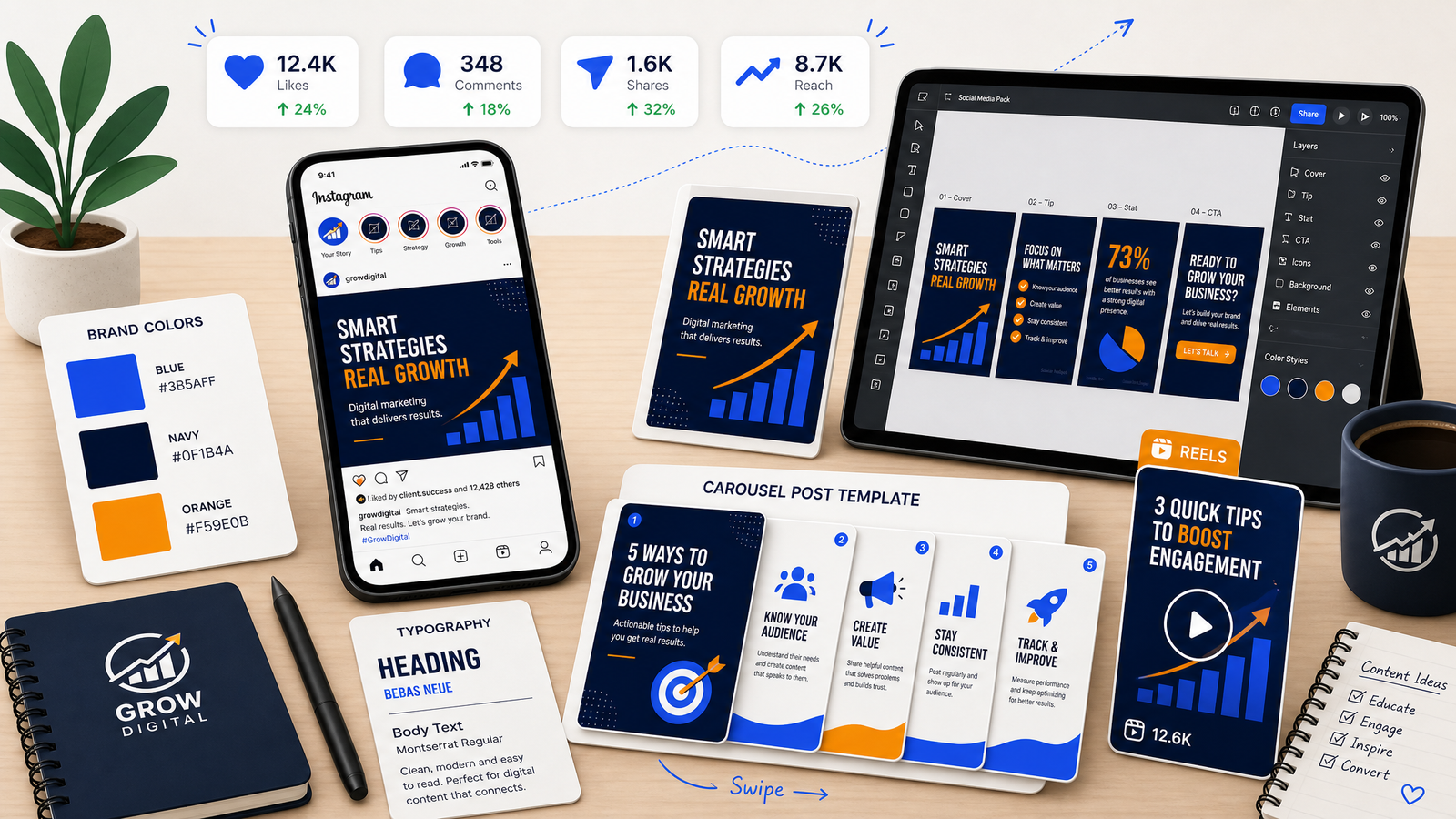Graphic Design for Social Media: 10 Design Principles That Boost Engagement